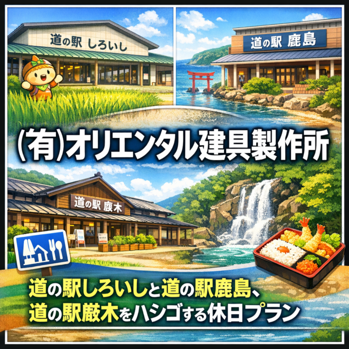 道の駅しろいしと道の駅鹿島、道の駅厳木をハシゴする休日プラン