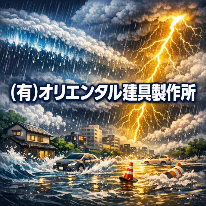 線状降水帯とゲリラ豪雨の対策！雷が鳴った時の避難方法